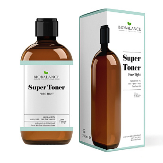Тоник для лица способствующий уменьшению пор Biobalance Super Toner Pore Tight