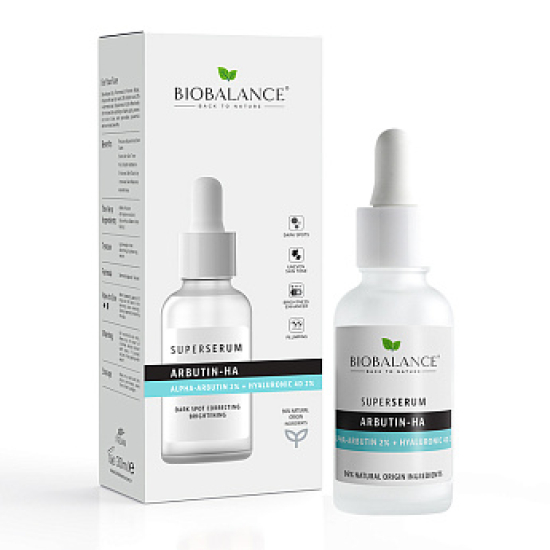 Сыворотка для лица с альфа-арбутином 2% + 4D гиалуроновой кислотой 2% Alpha-Arbutin & Hyaluronic 4d Super Serum