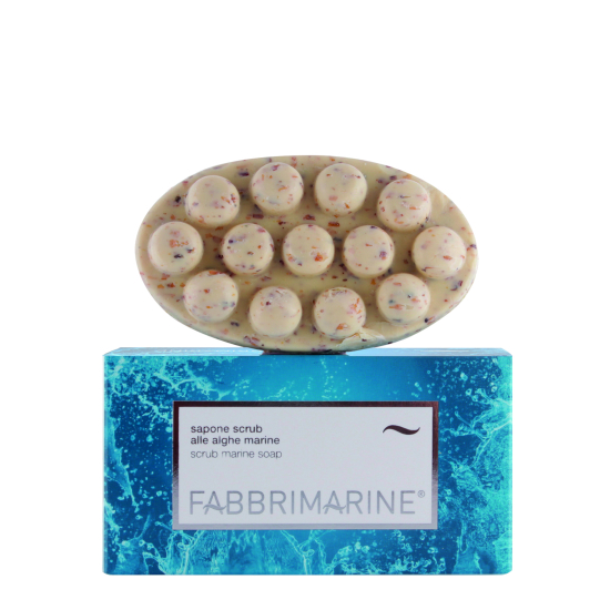 FABBRIMARINE Мыло-скраб из морских водорослей | Sapone scrub alle alghe marine 150г