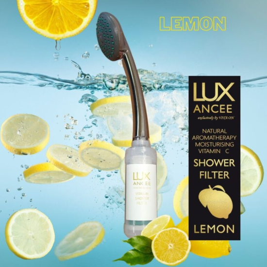 LUXANCEE Витаминизированный лечебный фильтр для душа| LEMON