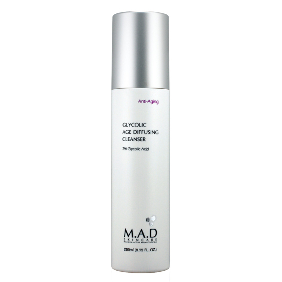 M.A.D Skincare Очищающий гель с 7% гликолевой кислотой предотвращающий старение кожи | GLYCOLIC AGE DIFFUSING CLEANSER