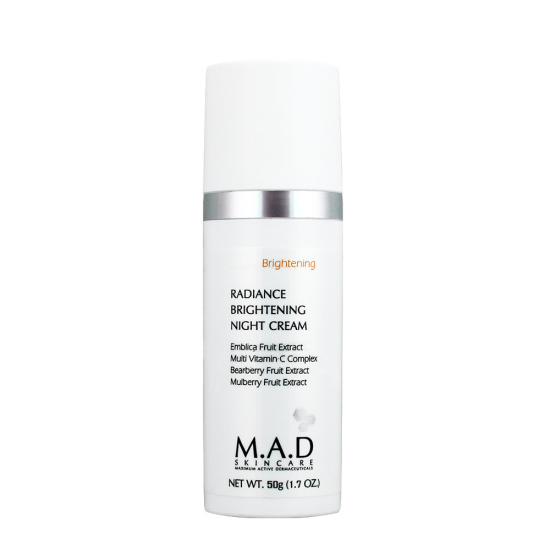 M.A.D Skincare Ночной восстанавливающий крем выравнивающий тон кожи | RADIANCE BRIGHTENING NIGHT CREAM 50ml