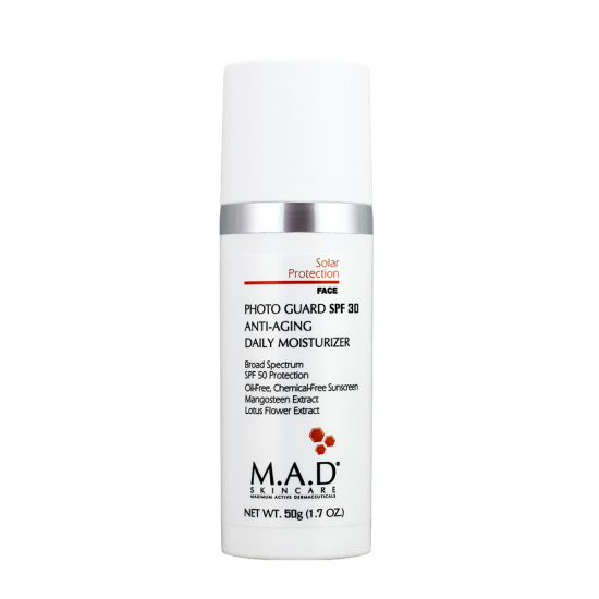 M.A.D Skincare Омолаживающий и увлажняющий крем-защита под макияж с защитой SPF 30 | PHOTO GUARD SPF 30 ANTI AGING DAILY MOISTURIZER