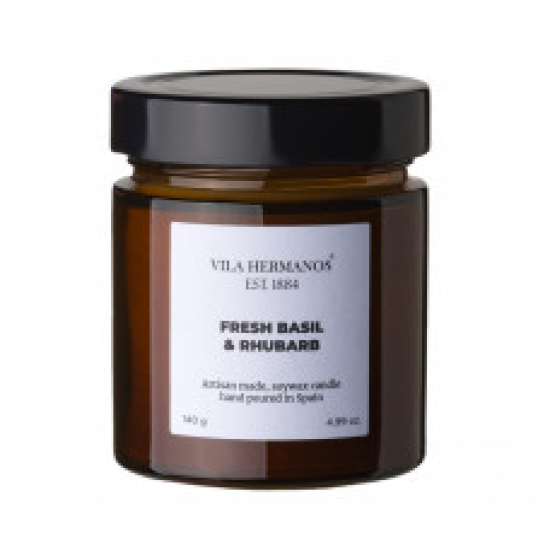 Apothecary свеча fresh basil and rhubarb 120г