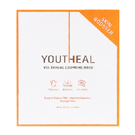 Гидрогелевая маска с двойным ПДРН и двойными экзосомами 1*30 гр  YOUTHHEAL Exoprime Mask