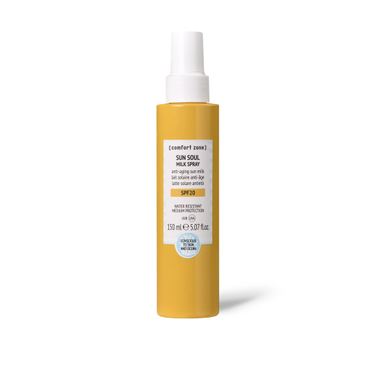 COMFORT ZONE СОЛНЦЕЗАЩИТНОЕ МОЛОЧКО-СПРЕЙ SPF 20 | SUN SOUL MILK SPRAY SPF 20